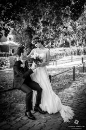 photo de couple romantique dans le vieux Lille