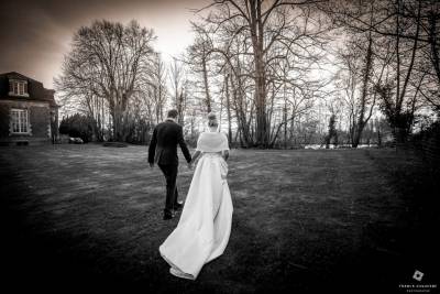 photo de couple au chateaux de Premesques